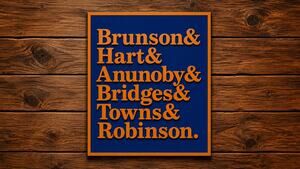 New York Basketball Sign Madison Square Garden Knicks